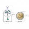 Collier Arbre de Vie Argent 925 - Collier pendentif argent