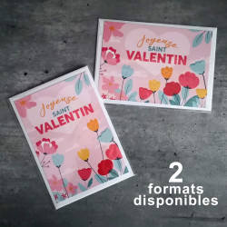 Carte Saint Valentin -...