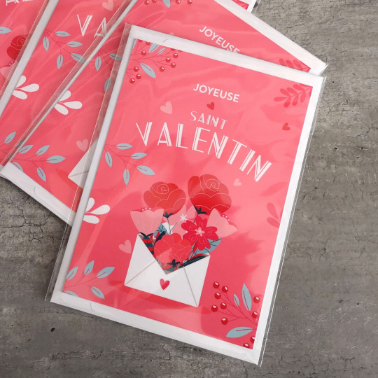 Carte Saint Valentin - Modèle 2